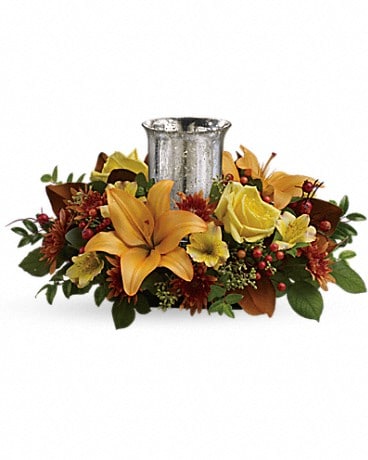 Glowing Gathering Centerpiece by Teleflora