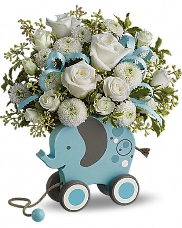 MiGi Baby Elephant by Teleflora - Blue