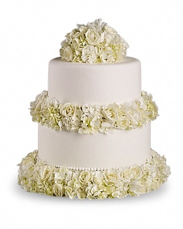 Sweet White Cake Decoration