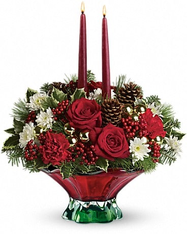 Teleflora's Always Merry Centerpiece
