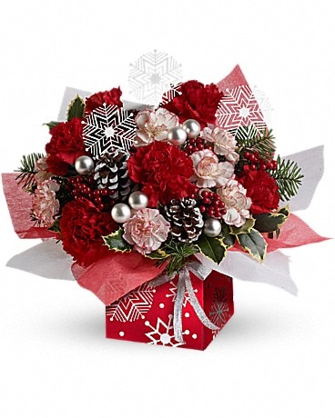Teleflora's Snow Flurries Present Perfect