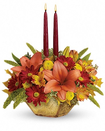 Teleflora's Autumn Reflections Centerpiece
