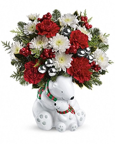 Teleflora's Send a Hug® Cuddle Bears Bouquet