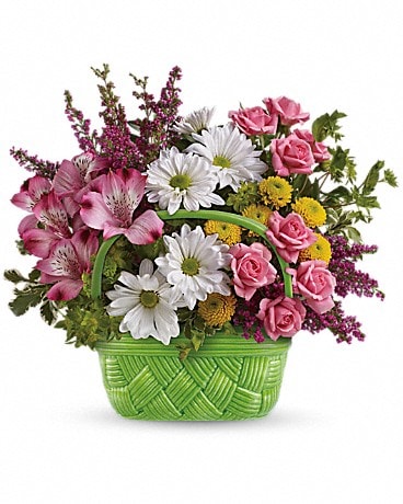 Teleflora's Basket Of Beauty Bouquet