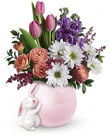 Teleflora's Send a Hug® Bunny Love Bouquet