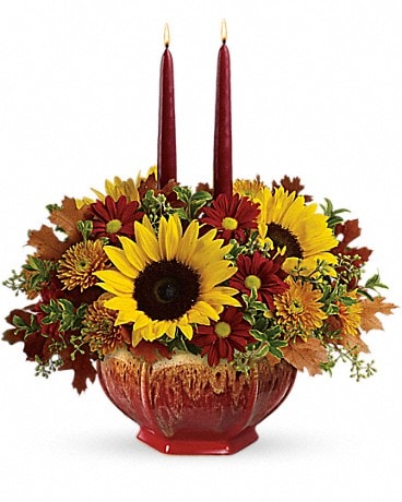 Teleflora's Thanksgiving Garden Centerpiece