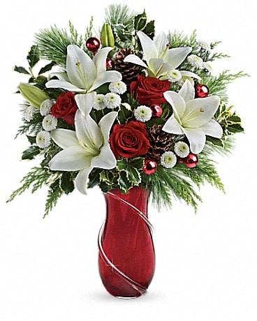 Teleflora's Shimmering Pines Bouquet