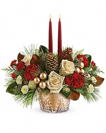 Teleflora's Winter Pines Centerpiece