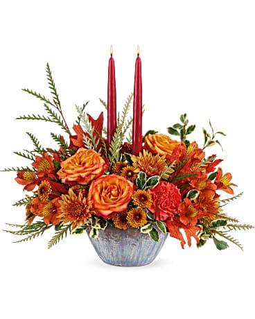 Teleflora's Bountiful Blessings Centerpiece
