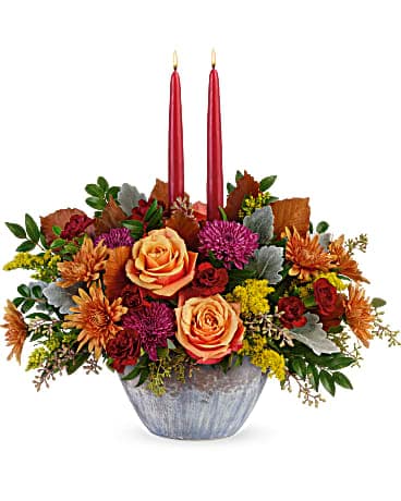 Teleflora's Harvest Jewels Centerpiece