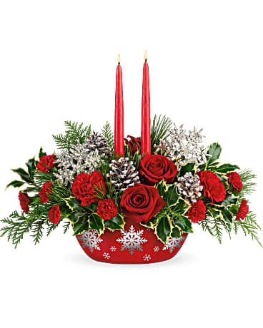 Teleflora's Winter's Eve Centerpiece