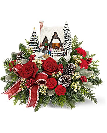 Thomas Kinkade's Snowy Cheer Bouquet