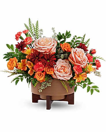 Teleflora's Copper Celebration Centerpiece