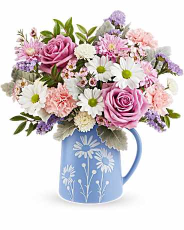 Teleflora's Pastel Meadow Bouquet