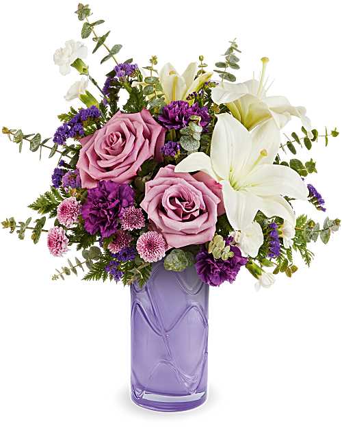 Teleflora's Mauvelous Bloom Bouquet