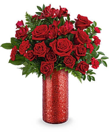 Teleflora's All My Rouge Bouquet