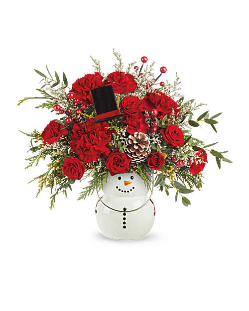 Teleflora's Send A Hug® Frosty Glow Bouquet