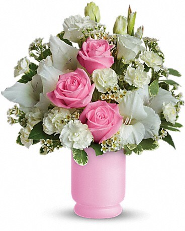 Teleflora's Pink and White Delight