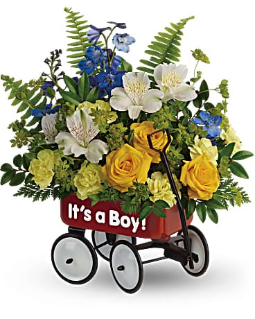 Teleflora's Sweet Little Wagon Bouquet