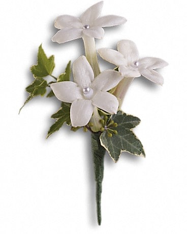 White Gloves Boutonniere